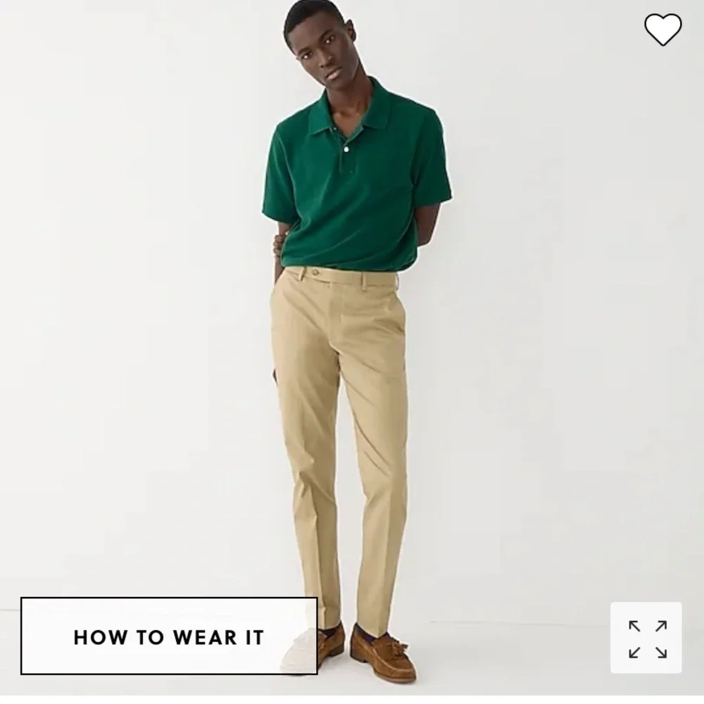 J Crew Bowery Slim-fit dress pant in stretch chino AN573